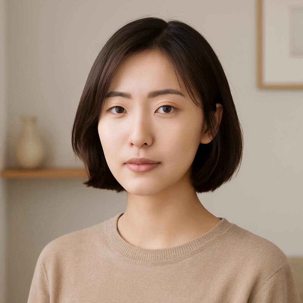 단발머리 대표 이미지